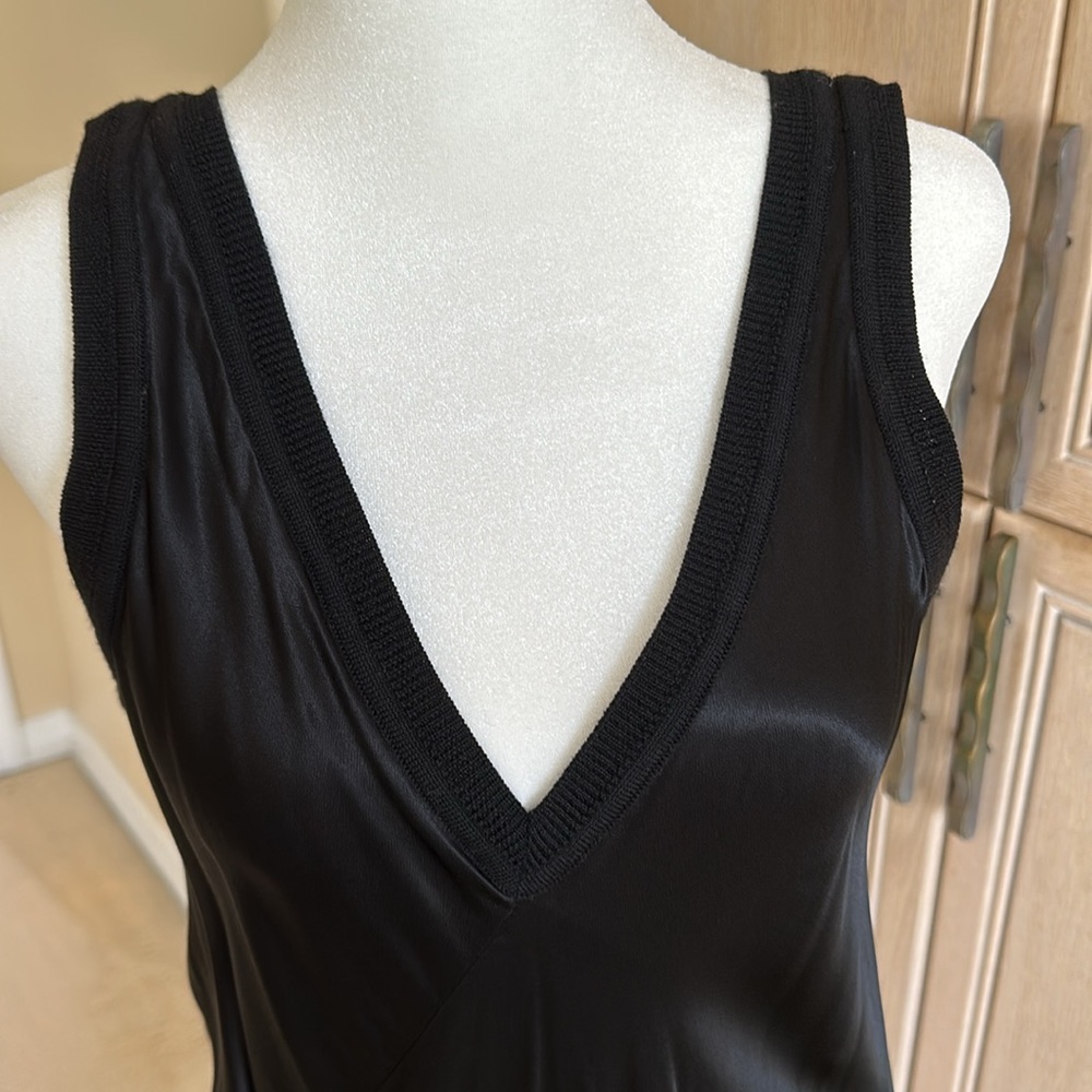 NWT DKNY Black Silk Dress - Picture 3 of 9